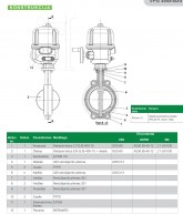 VPG4448-B04 drugelinė sklendė lygiomis ausimis su Bernard elektriniu varikliu 02