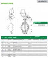 VPG4448-U24 drugelinė sklendė lygiomis ausimis su AUMA elektriniu varikliu 02