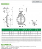 VPG4449-08 drugelinės sklendės iš kaliojo ketus su disku iš nerūdijančio plieno  ir mechaniniu reduktoriumi 03