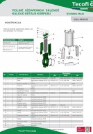 VGA4400-003 peilinė sklendė su EPDM sandarikliu 0012