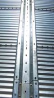 Heavy-duty galvanized steel stiffeners