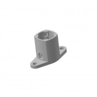 Antžeminio tvirtinimo jungtis aliuminiams vamzdiniams profiliams