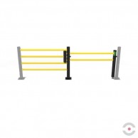 d-flexx DELTA OSCAR 4 lankstus barjerinis elementas, 1500 mm įstumiami vartai