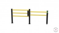 Lankstus d-flexx saugos barjeras OSCAR, 3 skersinių, 1200 mm