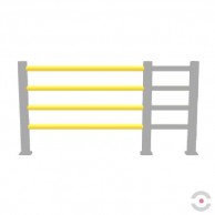 DFFS-M-4H1 d-flexx DELTA lankstus barjerinis elementas, komplektas 4 sijos 1510 mm
