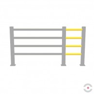 DFFS-M-4HI Lankstus barjerinis elementas d-flexx DELTA, komplektas 4 sijos 350-1510 mm