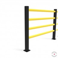 DFFS-M-4E d-flexx DELTA lankstus barjerinis elementas, galinis stulpas 4 sijoms, 1 vnt 03