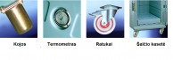 Additional equipment to ROLL containers