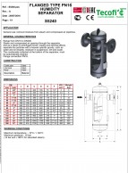 S5240 Garų gaudyklė flanšiniais galais-duomenys