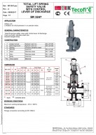 SR3247 Apsauginis flanšinis vožtuvas iš ketaus su spyruokle, PN16-duomenys