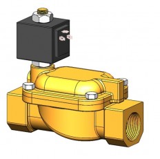 EV1141 Normaliai atviras elektromagnetinis vožtuvas, moteriškas, BSP sriegis, PN10