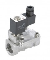 EV6100 Normaliai uždaras elektromagnetinis vožtuvas iš nerūdijančio plieno, PN 10-vaizdas