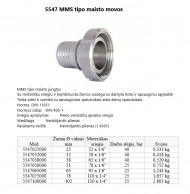5547 MMS tipo maisto movos