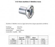 5123 Storz siurbimo ir išleidimo mova