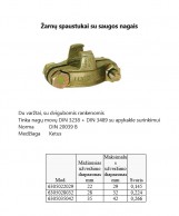 6305 Žarnų spaustukai su saugos nagais