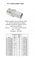 5511 Kamlok vyriškas E tipas