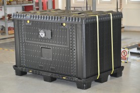 FLEX-Box 1580 L išardomi konteineriai ličio jonų baterijų ir akumuliatorių transportavimui