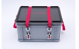 Premium XS-Box 1,  7 L-ličio jonų akumuliatorių transportavimo dėžė su PyroBubbles