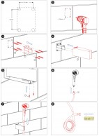 SLSN 22 Rankinis akių dušas su dviem purškiamomis galvutėmis su laikikliu ant sienos-montavimas