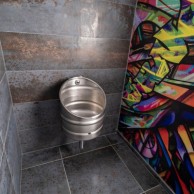 SLPN 10E Nerūdijančio plieno KEG pisuaras su infraraudonųjų spindulių valdomu skalavimo įrenginiu, 24 V DC  01