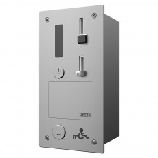 SLZA 40GVZ Į sieną įleidžiamas monetų ir žetonų aparatas durims atidaryti su GSM moduliu, EURO KEY, 24V DC, pritataikytas neįgaliesiems