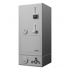 SLZA 40V Monetos ir žetonų aparatas durims atidaryti su EURO KEY, 24V DC, elektromagnetinis užraktas