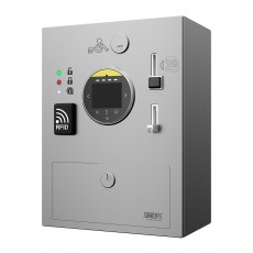 SLZA 43AV Automatinis durų užrakto įrenginys, keli mokėjimo būdai, su EURO KEY, 24 V DC