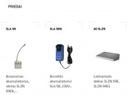 SLZN 59ESB  priedai