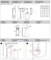SLZN 74 Nerūdijančio plieno sieninis dozatorius skystiems-gelio tipo dezinfekantams ir muilui 02