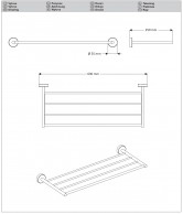 SLZD 35 Nerūdijančio plieno rankšluosčių kabykla, poliruota apdaila  02