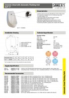 17 SLP Pisuaras Domino su infraraudonųjų spindulių valdomu skalavimo įrenginiu, 24 V DC  03