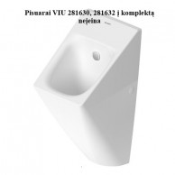 Pisuarai VIU 281630, 281632 į komplektą neįeina