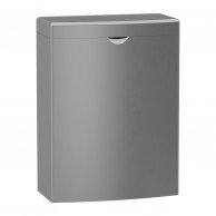 SLZN 24 Nerūdijančio plieno sieninė pakabinta atliekų dėžė sanitarijai, 4 l, šlifuota