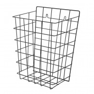SLZN 40V Plieninės vielos sieninė atliekų dėžė 12,5 L