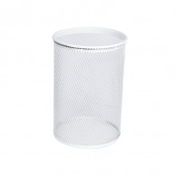 SLZN 96A Apvali šiukšlių dėžė, balta spalva, 13 L