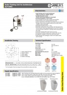 SLP 69RB Radaro valdomas praplovimo įrenginys pisuarams Villeroy Boch Architectura 558600, 558700, 6 V  02