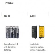 SLPN 03EB priedai
