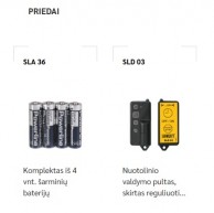 SLPN 04EB priedai
