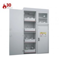 COMBI-30 XL kombinuota saugi spinta 124-834-202, durys pilkos spalvos