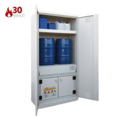 Kombinuota saugi, gaisrui atspari spinta 950 SiB30 124-831-100, durys pilkos spalvos