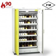 90 min-ugniai-atspari-spinta-PREMIUM-CLASSIC-162-101-100-6 ištraukiamos-lentynos-durys-geltonos