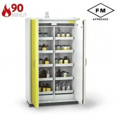 90 min. ugniai atspari spinta COMFORT PRIME, 162-101-150, 2 skyriai, 10 lentynų