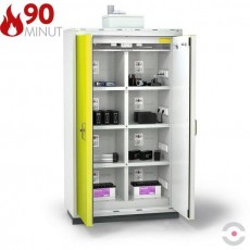 Akumuliatorių įkrovimo spinta BATT-90 XL-2 124-460-401, 2 durys, 4 saugojimo lentynos, 32 įkrovimo rozetės