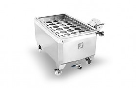 Sūrių formų bakas ir rankinis garintuvas