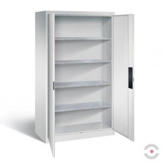 Dirbtuvių spinta, 4 lentynos, dvivėrės durys be stiklo