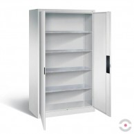 Dirbtuvių spinta, 4 lentynos, dvivėrės durys be stiklo