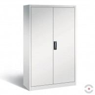 Dirbtuvių-spinta-4-lentynos-8-dideli-stalčiai-dvivėrės-durys-be-stiklo-plotis-1200-mm-gylis-500-mm-pilka-spalva