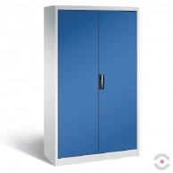 Dirbtuvių-spinta-2x4-lentynos-dvivėrės-durys-be-stiklo-plotis-1200-mm-gylis-500-mm-pilka-mėlyna-spalva-a