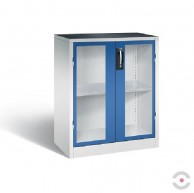 Darbastalio-spintele-akrilo-stiklo-durimis-plotis-1200-mm-aukstis 1000-mm-gylis-500-mm-1-lentyna-pilka-mėlyna-b