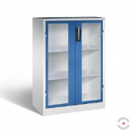 Darbastalio-spintele-akrilo-stiklo-durimis-plotis-930-mm-aukstis-1200-mm-gylis-500-mm-2-lentynos-pilkai-melyna-B